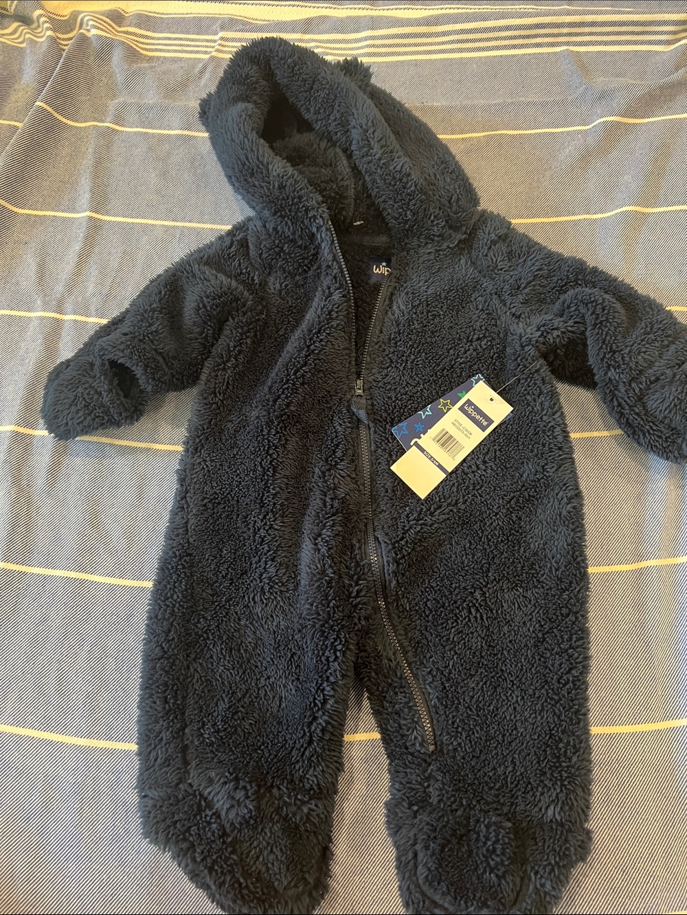 Wippette Plush Hooded Baby fleece pram